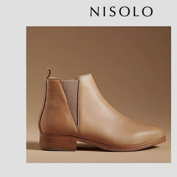 Nisolo‎ Women's Eva Leather Everyday Chelsea Boot Almond NIB $228 - Picture 9 of 9